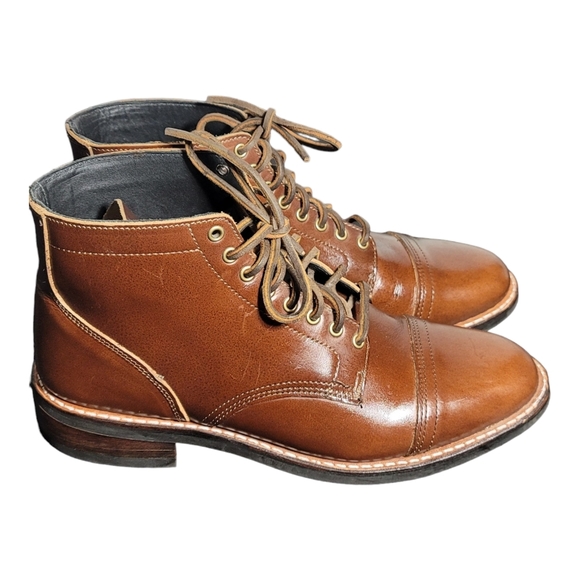 Thursday Everyday Ankle Boots Mens Size 10 D Leather SBR - Picture 3 of 10